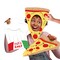 Big Dot of Happiness Pizza Party Time - Chef Hat and Pizza Slice Decorations - Baby Shower or Birthday Party Large Photo Props - 3 Pc